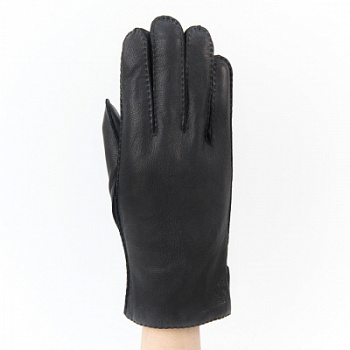 Перчатки мужские HARMON MODA зимние из натуральной кожи оленя 5035HM