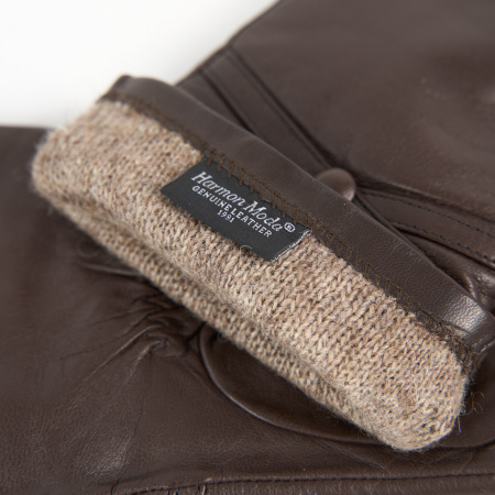 Перчатки женские HARMON MODA из натуральной лайковой кожи 1027HM