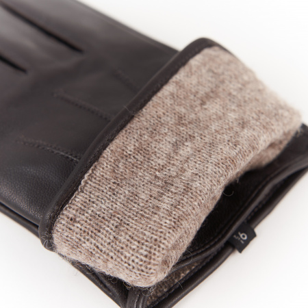 Перчатки мужские HARMON MODA из натуральной лайковой кожи 5046HM