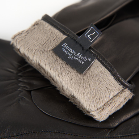 Перчатки женские HARMON MODA из натуральной лайковой кожи 1040HM